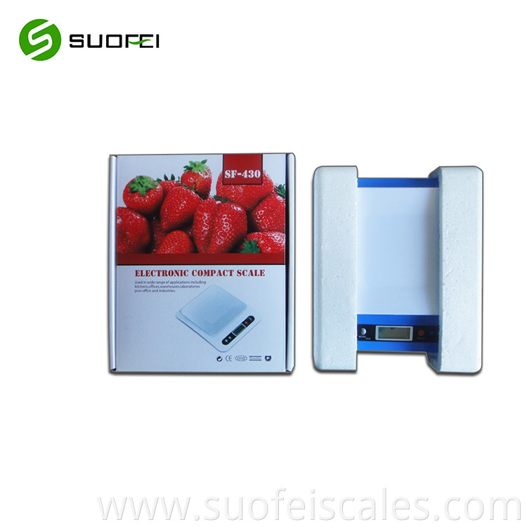 SF-430 Electric Cheap Digital Multifunction Food Kitchen Scale 5kg